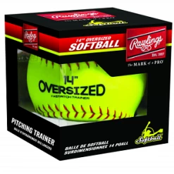 Null Rawlings Oversized 14″ Pitchers Training Ball -EastonBats Shop 14inchA 1