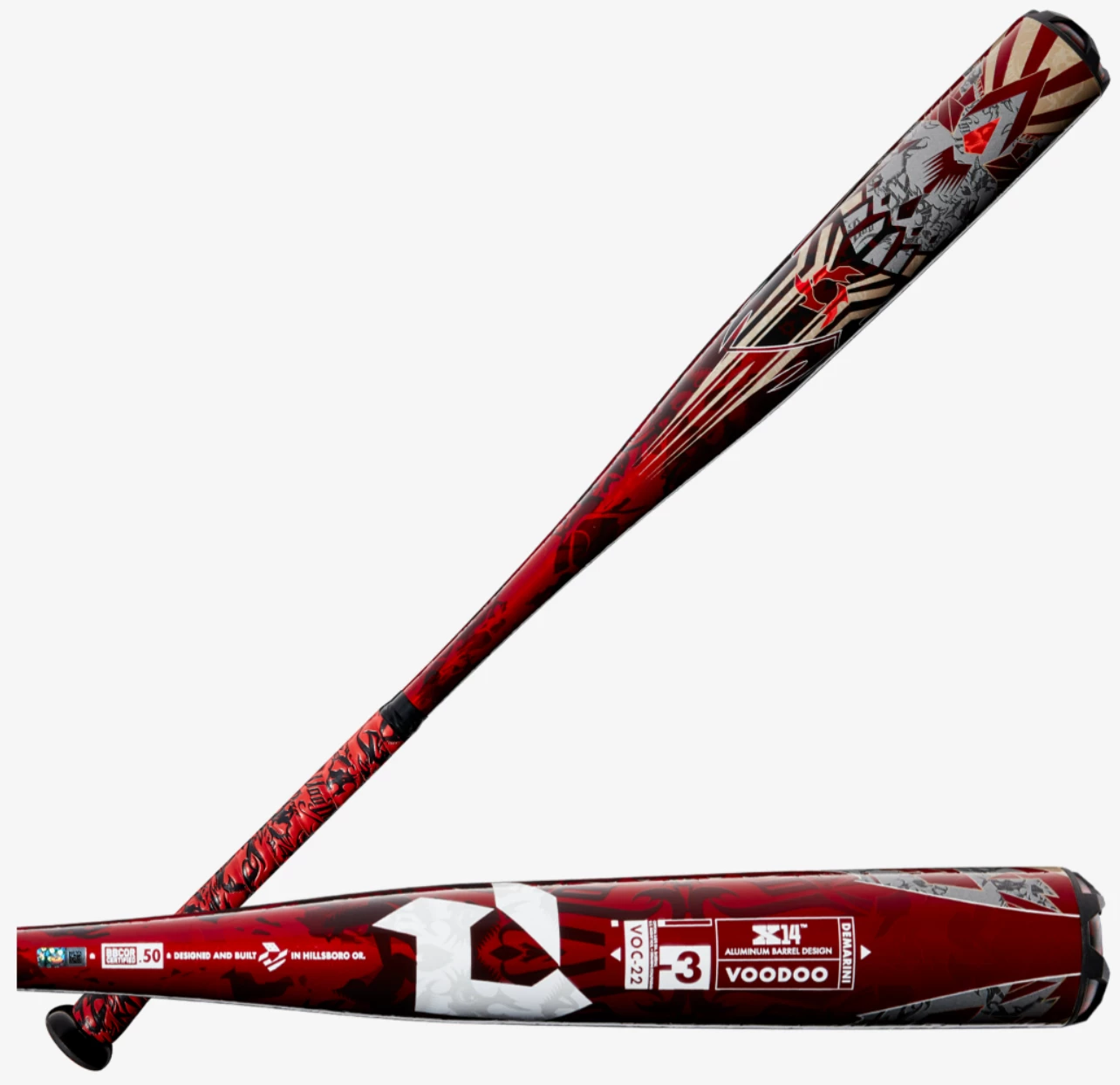 DeMarini WTDXVOC Voodoo One BBCOR (-3) 3 DeMarini WTDXVOC Voodoo One BBCOR (-3)