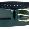 Null Hunter Lawn Bowls Belt – BOTTLE GREEN 1 Null Hunter Lawn Bowls Belt – BOTTLE GREEN -EastonBats Shop green belt